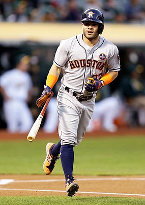 Jose Altuve of the Astros won the American League batting title for second straight time and third time in four seasons.