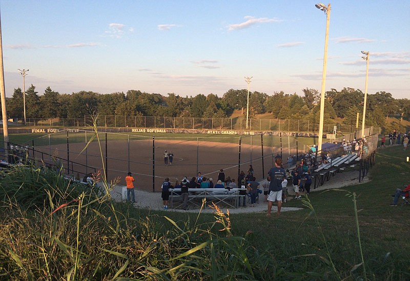 It was Grandparents Night on Monday, Oct. 2, 2017 as Helias softball hosted St. Dominic at the American Legion Post 5 Sports Complex to wrap up the regular season. Helias won 10-3.