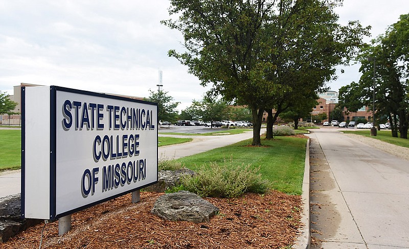 Entrance to the campus of State Technical College of Missouri in Linn. 