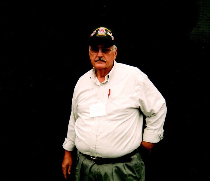Ron Bogg is pictured visiting the Vietnam Memorial in Washington, D.C., a couple of years ago. 