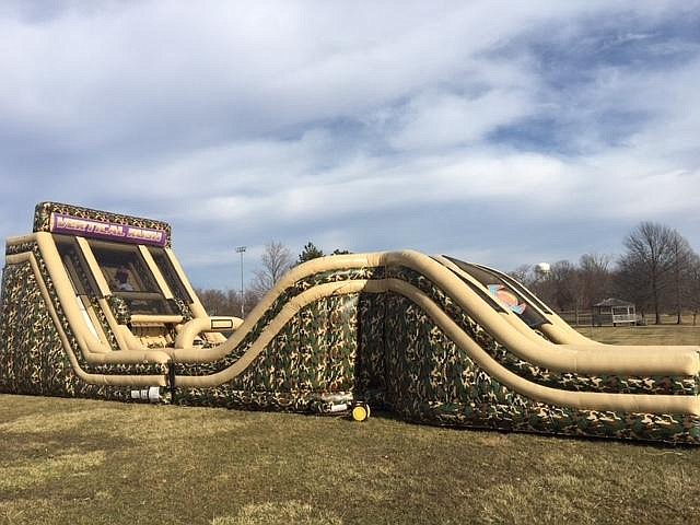 Participants will have to conquer an inflatable obstacle course at the end of the Tough Pumpkin Race Oct. 21 at Old Riley Field. (Submitted photo)