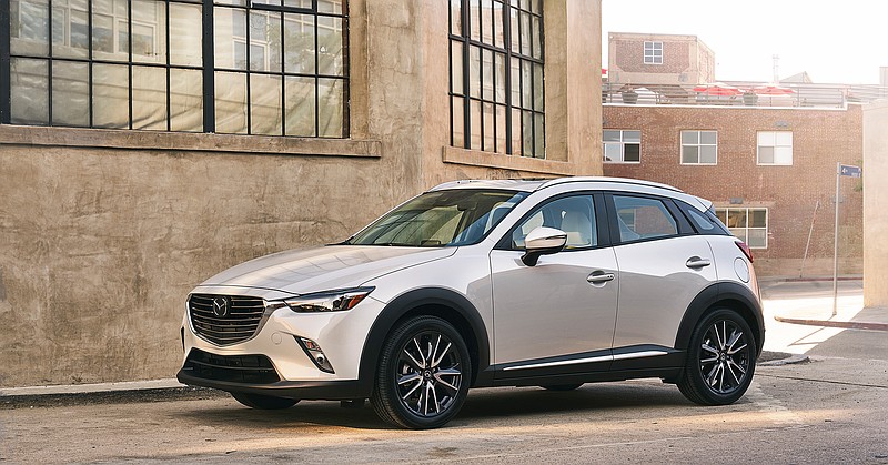 The Mazda CX-3 is a new cute-ute for 2018. Starting at around $20,000, the CX-3 includes automated emergency braking, a honed suspension and has best-in-class fuel economy.
