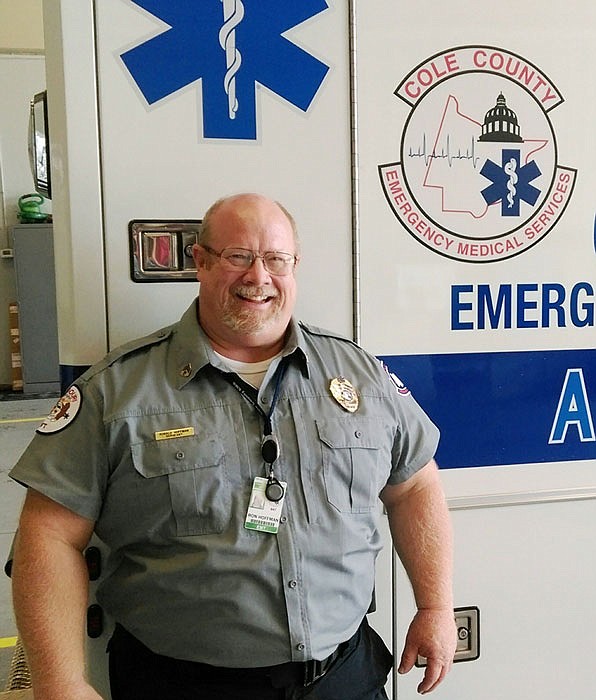 Ron Hoffman served 32 years with the Air Force and continues his public service endeavors as an EMT.