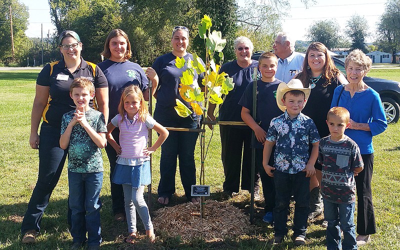 A 'Liberty Tree' was recently planted in Tebbetts.