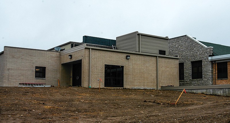Construction is on-going at the Jamestown C-I School facility.