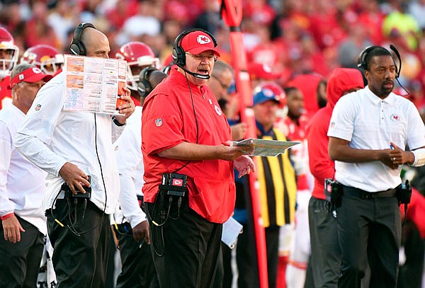 Andy Reid and the Chiefs will look to continue their winning ways against AFC West teams Thursday at Oakland.