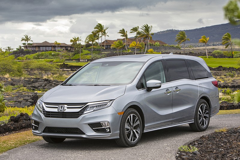Selling from around $36,000, Honda's new Odyssey gets close to 30 mpg, has nearly 84 cubic feet of storage space and has between 3,500 to 5,000 lbs. of towing capacity.
