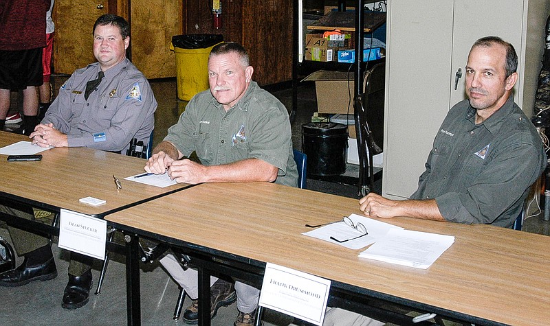 Representatives from the Missouri Department of Conservation discussed their careers with California High School students at the Third Annual Career Day on Oct. 17, 2017.