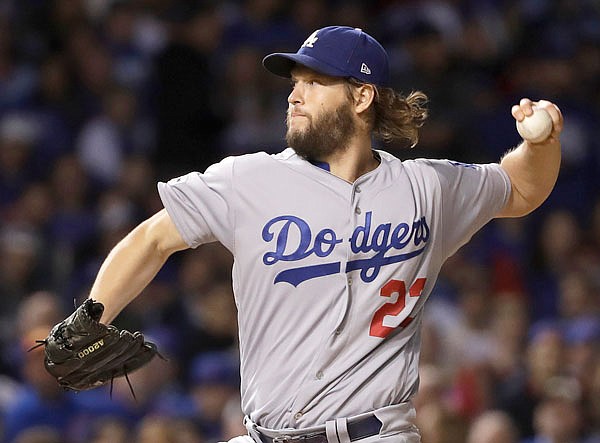 Dodgers left-handed pitcher Clayton Kershaw, a former National League Most Valuable Player, will pitch in Game 1 of the World Series on Tuesday in Los Angeles.