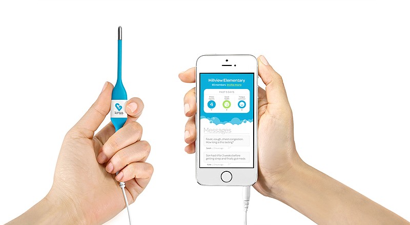The Smart Stick sells for $19.99, but families whose children go to schools that participate in FLUency receive the smartphone-synced thermometer for free, along with access to Kinsa's smartphone app.