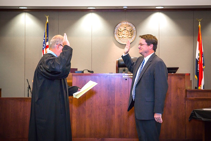 Matt Hamner, Osage Beach, was sworn in Nov. 2 as Circuit Judge for the 26th Judicial Circuit.