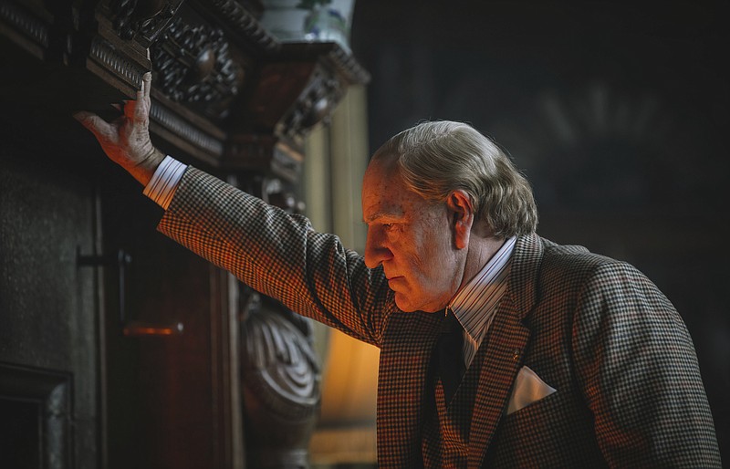 In this image released by Sony, Kevin Spacey portrays J. Paul Getty in TriStar Pictures' "All the Money in the World."  Spacey is getting cut out of Ridley Scott's finished film "All the Money in the World" and replaced by Christopher Plummer just over one month before it's supposed to hit theaters. People close to the production who were not authorized to speak publicly say Plummer is commencing reshoots immediately in the role of J. Paul Getty.  (Aidan Monaghan/Sony - TriStar Pictures via AP)