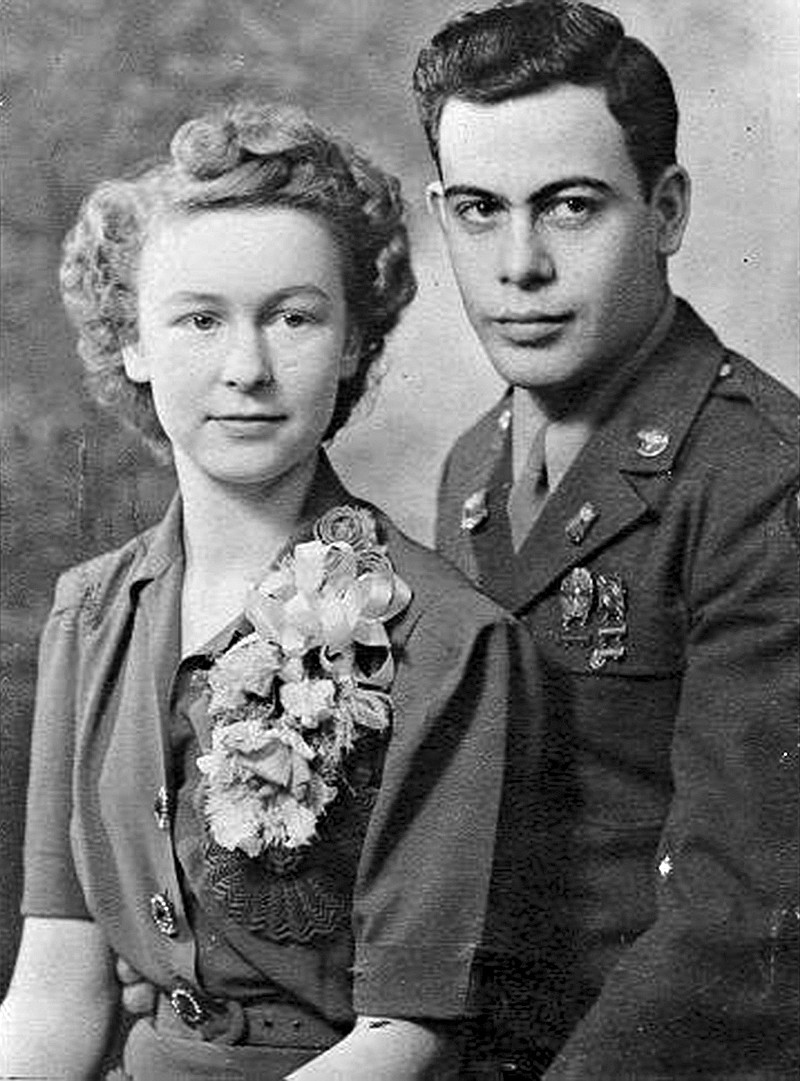 Aleene and Bob Bush were married almost 65 years before her death in 2008. Their World War II love letters were a vital link during those difficult years. (Bob Bush family)