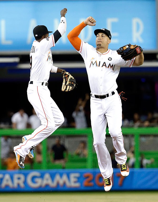 Marlins chief executive officer Derek Jeter confirmed the team is listening to trade offers for slugger Giancarlo Stanton.