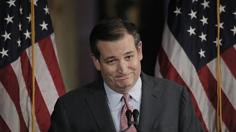 Sen. Ted Cruz (R-Texas) at the National Constitution Center in Philadelphia on April 19, 2016. 