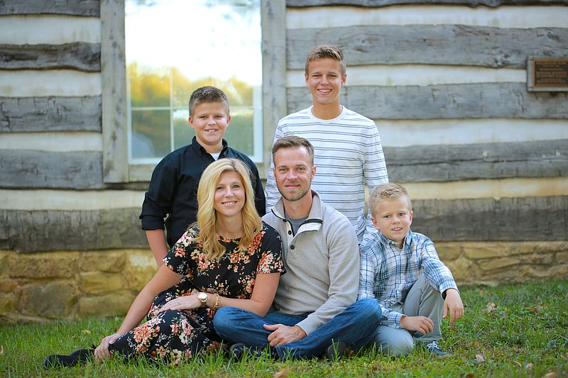 Tyler and Mandy Asbury, along with their children — Brady, 18; Porter, 13; and Owen, 9 — will leave their High Point home and successful careers this week to become the first full-time missionaries for Sports Crusaders, sharing their faith and love of sports in Merida, Mexico. (Submitted photo)