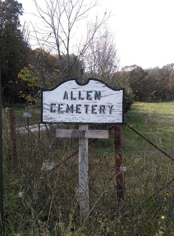 Allen Cemetery provides evidence of guerilla warfare during Civil War