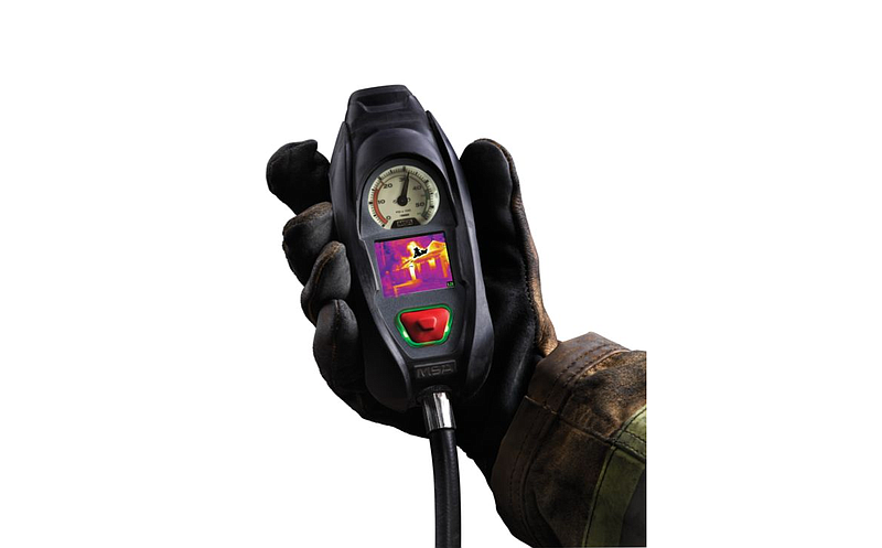 This promotional photo shows a thermal imaging camera.
(Photo courtesy MSA)
