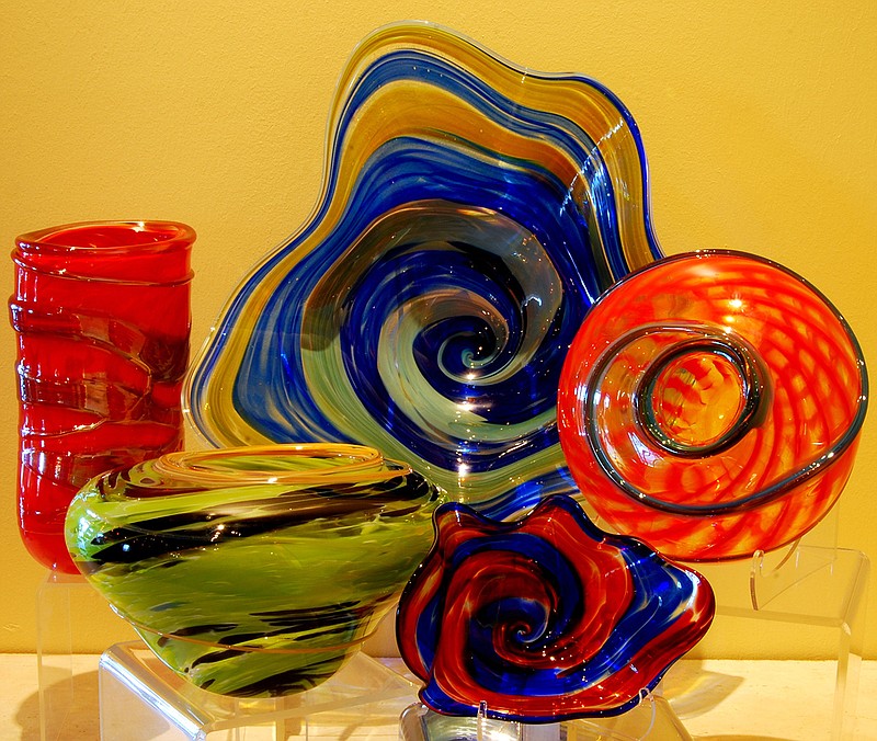 Glass creations of Pine Bluff, Ark.-based artist James Hayes will be displayed at the Southwest Arkansas Arts Council's Art Station Gallery from Tuesday through Dec. 6. (Submitted photo)
