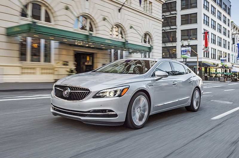 The 2018 Buick LaCrosse is aimed at professionals in their 30s who are looking for a bridge between a mass-market sedan like a Honda Accord and a more-expensive luxury brand such as BMW or Mercedes. (Buick)