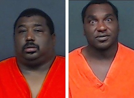 Ricky Beckom, left, and Greggory Beckom of Texarkana, Texas, were arrested in late November 2017 on charges of continual sexual abuse of a child under the age of 14 for allegedly forcing a child their mother was babysitting to perform sexual acts repeatedly over four years starting in 2007.