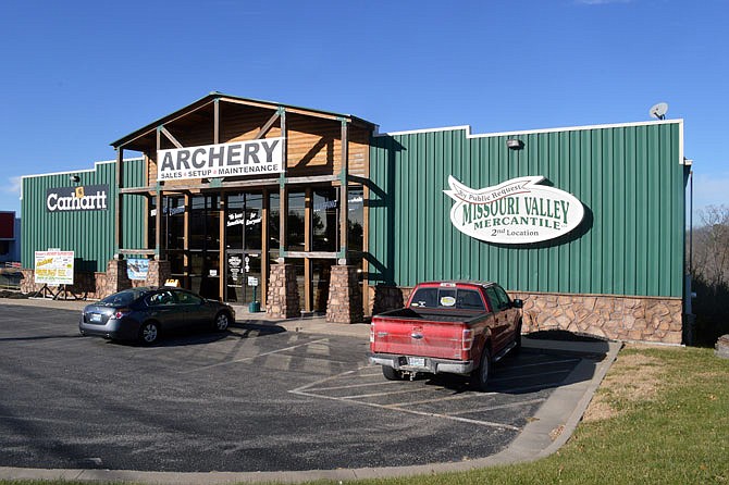 Missouri Valley Mercantile Archery located on Missouri Boulevard is for sale by its owners.