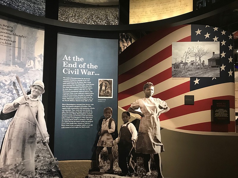 Exhibits on display at the Mississippi Museum of Civil Rights. Four years after it broke ground and nearly two decades after civil rights veterans began pushing for its establishment, the country's first state-sponsored civil rights museum will open in Jackson, Miss.