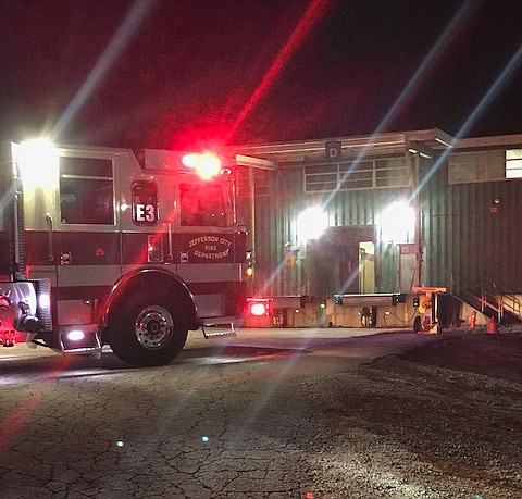 Jefferson City firefighters responded Tuesday night, Dec. 12, 2017 to a small fire in a mechanical repair shop at Unilever on West Truman Boulevard. 