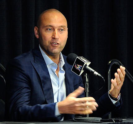 Former Yankees shortstop Derek Jeter has gotten mixed reviews as CEO of the Marlins.