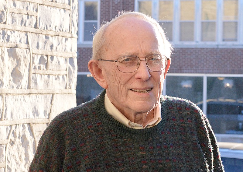 Rev. John Bennett poses Tuesday at 1st Christian Church.