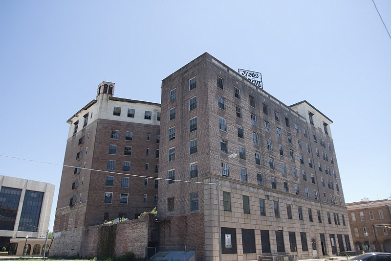 The Hotel Grim is one of three downtown buildings developer Jim Sari plans to renovate. The overall project cost is estimated at $20 million.