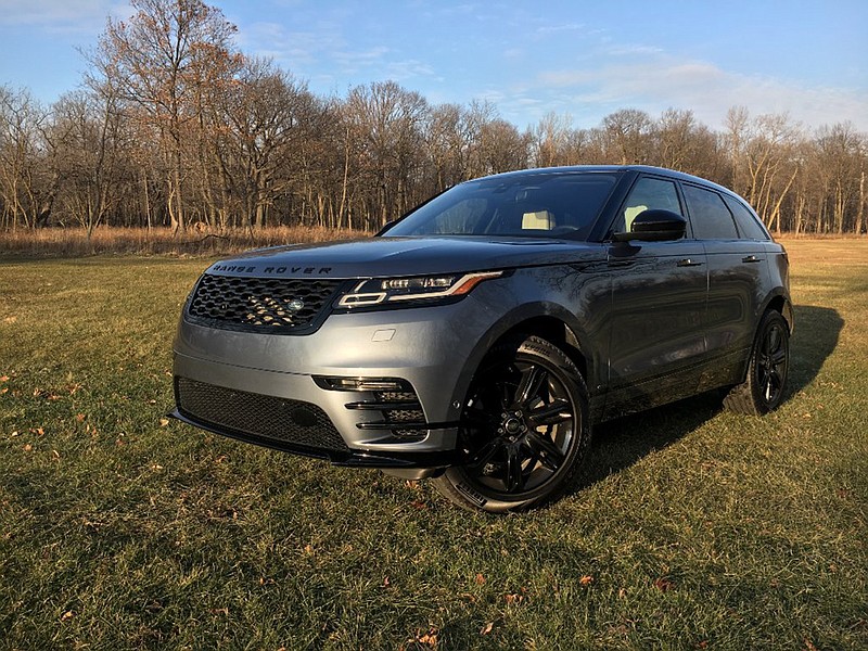 New for 2018, Range Rover Velar luxury midsize crossover is powered by a turbocharged four-cylinder diesel engine in a sleek sophisticated design featuring twin touch screens in the cabin. Pictured in Morton Grove, Ill., December 22, 2017.
 (Robert Duffer/Chicago Tribune/TNS) 