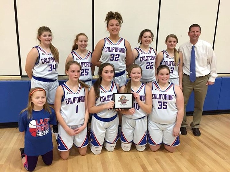 California Middle School eighth-grade girls team