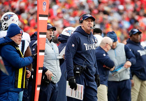 The Titans and coach Mark Mularkey parted ways Monday.