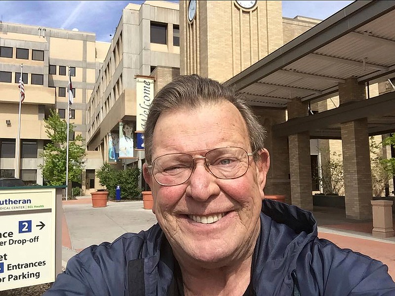 This May 12, 2015, selfie photo shows retired Associated Press photographer Ed Andrieski. Andrieski, a retired AP photographer who covered nearly every major news story in Colorado for more than three decades, was found dead on Tuesday, Jan. 16, 2018. He was 73. (Ed Andrieski via AP)