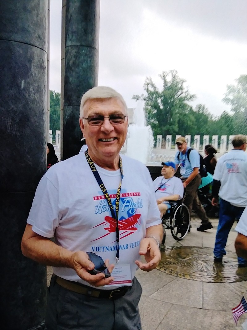 <p>Courtesy of Leon Delong</p><p>Leon DeLong recently participated in a trip to the nation’s capital as part of the Central Missouri Honor Flight. His military career began with the Navy in Vietnam and concluded with his retirement from the Missouri National Guard.</p>