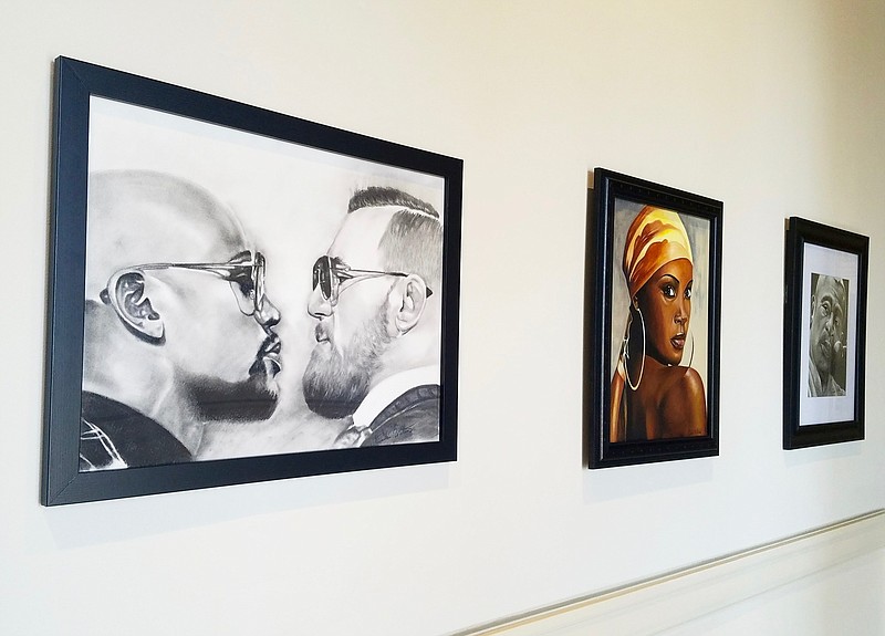 Local artist Cedric Watson shows great skill at portraiture in his art, which is included in the "16th Annual Regional African-American Artists Exhibit: Our Paths Forward," now up at the Regional Arts Center through March 10. 