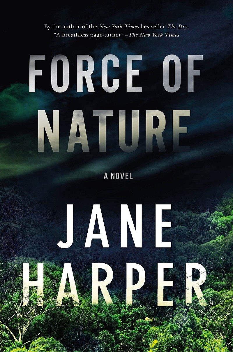 This cover image released by Flatiron Books shows "Force of Nature" a novel by Jane Harper. (Flatiron Books via AP)