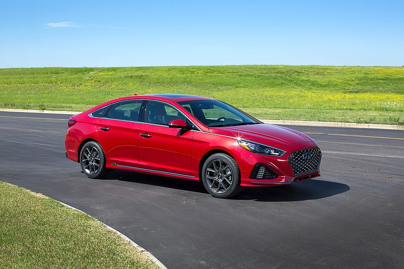 The 2018 Sonata 2.0T is an all-around good choice in terms of performance, spaciousness, safety, fuel economy and all those other functional items important to car shoppers. (Hyundai/TNS)