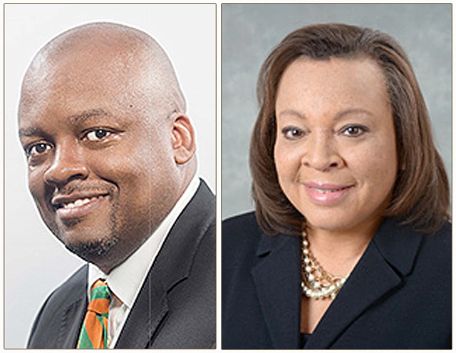 The two finalists for Lincoln University's vacant presidency — William E. Hudson Jr., left, and Jerald Jones Woolfolk — will have a chance to answer questions this week about themselves, their work and their vision for Lincoln.