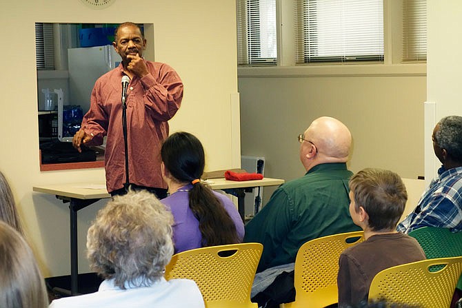 Performer Bobby Norfolk, of St. Louis, came back to Fulton on Monday to talk about George Washington Carver. In January, he performed as Scott Joplin. He has been performing and educating for about 30 years.