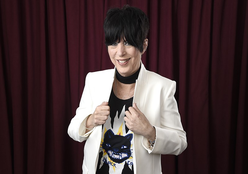 FILE - In this Feb. 5, 2018 file photo, Diane Warren poses for a portrait at the 90th Academy Awards nominees luncheon in Beverly Hills, Calif. Warren, along with rapper Common, is nominated for best original song for the film “Marshall.”  (Photo by Chris Pizzello/Invision/AP, File)