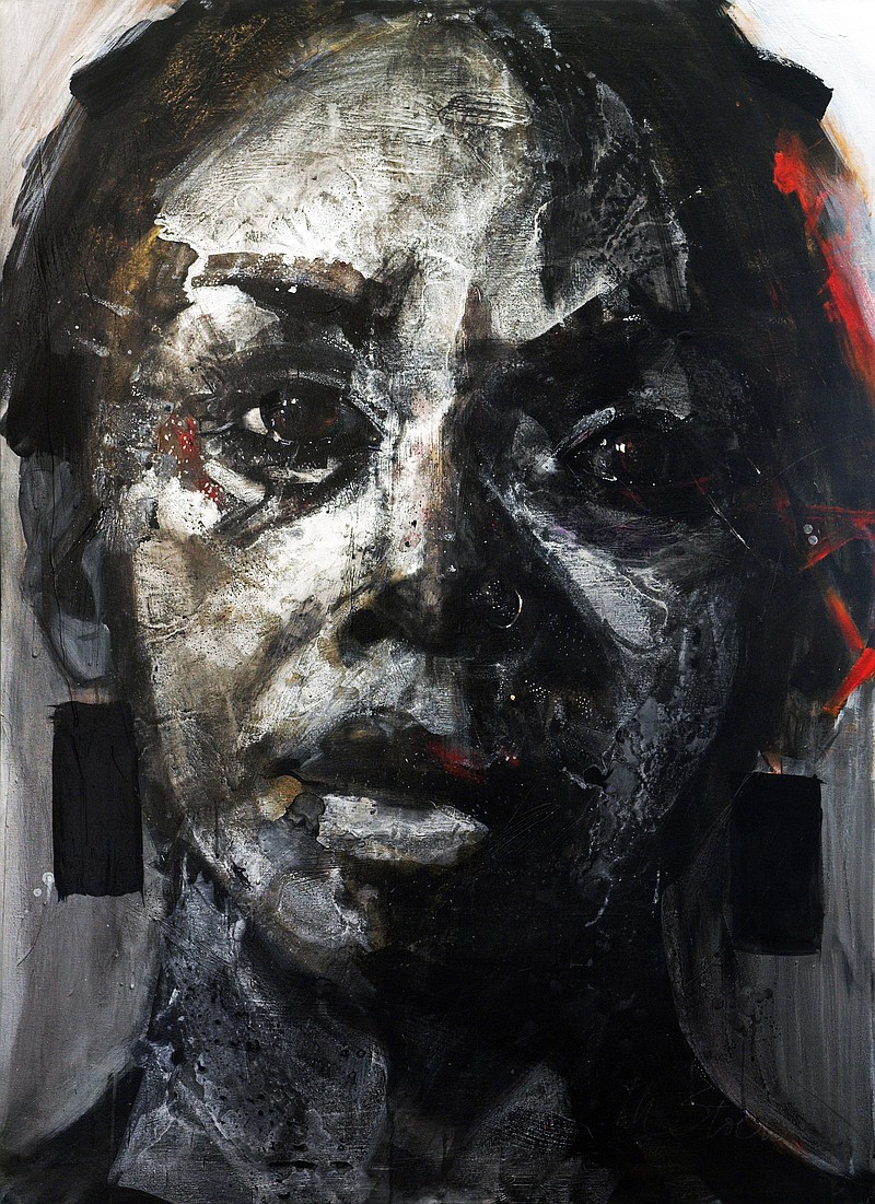  "Thea 4," acrylic-on-canvas, by William Stoehr.