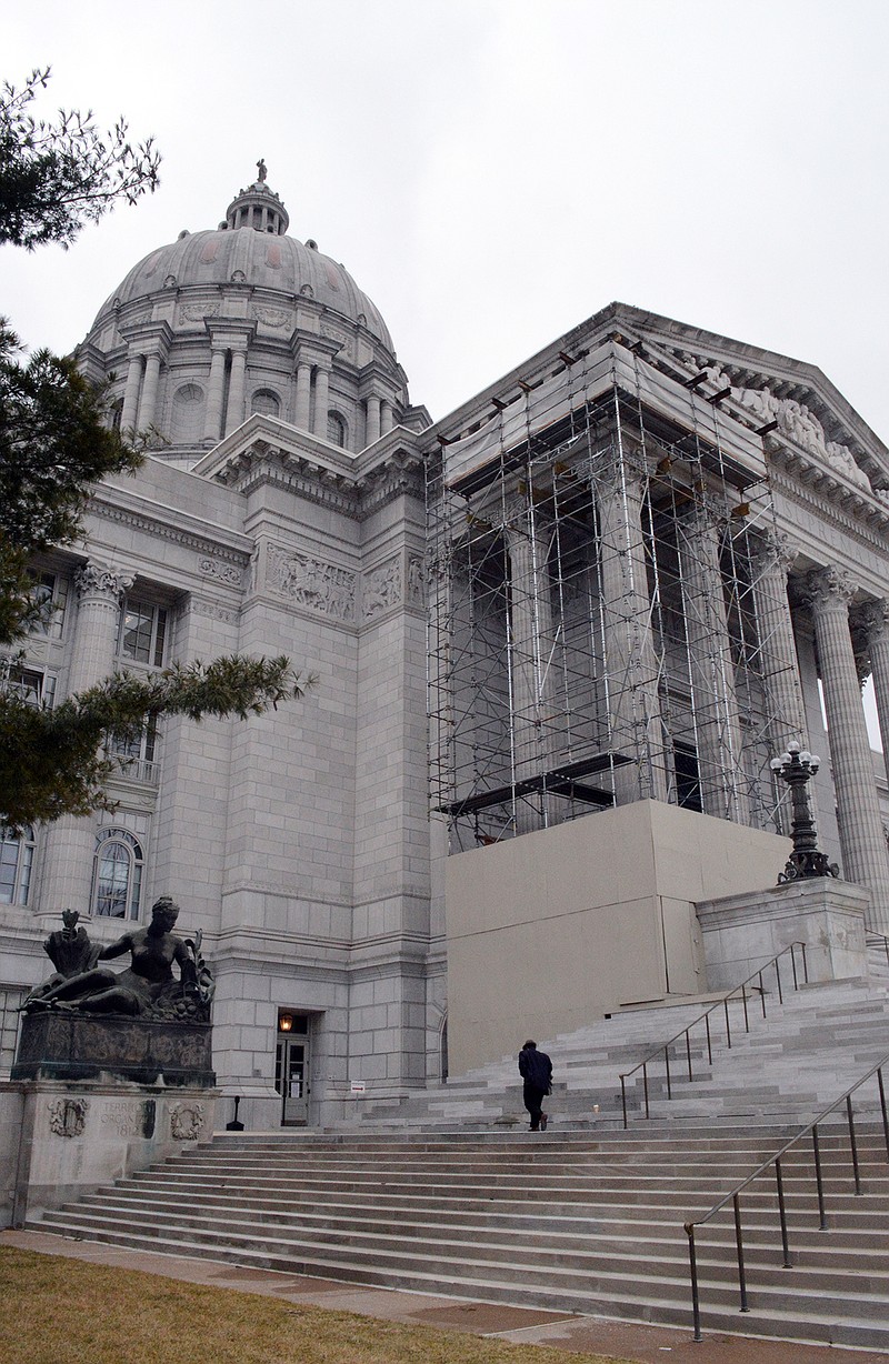 FILE: The Missouri Capitol is undergoing renovations.