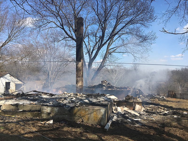 A woman was found dead Tuesday, March 6, 2018, after a fire at 576 Old Ten Mile Road in Mary's Home.