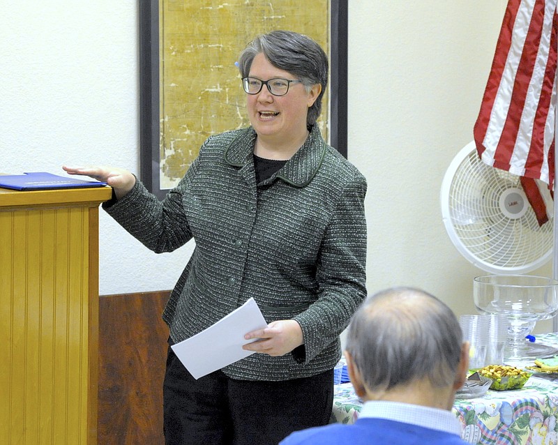 Michelle Brooks presented the March program for the Moniteau County Historical Society March 12, discussing soldiers from the 62nd U.S. Colored Infantry, founders of Lincoln University, who had ties to the Moniteau County area.