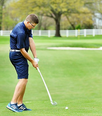 Cole Higgins will be the No. 2 golfer this season for the Helias Crusaders.