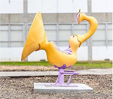 The Cultural Arts Commission announced it will host a new interactive sculpture later this year. The sculpture is titled "Grandiloquence" by Jillian Springer.