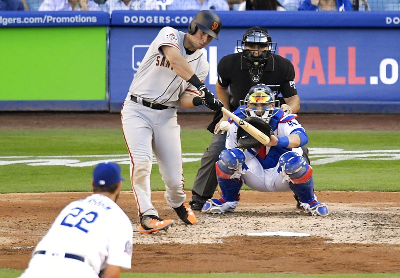 Giants edge Kershaw, Dodgers 10 on opening day Texarkana Gazette