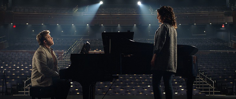 John Michael Finley as Bart Millard, left, and Nicole DuPort as Amy Grant are shown in "I Can Only Imagine." The film was  produced by former Texarkana resident Travis Mann. (Lionsgate)